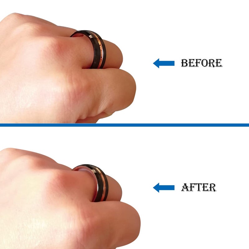 enhong Ring Size Adjuster for Loose Rings Women 57pcs Invisible Transparent Ring Sizer Reducer Spacer Men Ring Fitter - Image 4